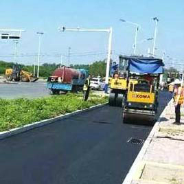 哈爾濱小區公園瀝青路面施工